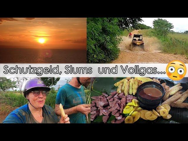 At full speed through mud - Slums of La Romana - Swimming in the river | Cruise Vlog