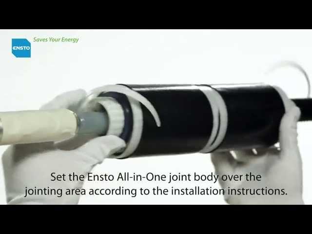 Ensto Cold Shrink Cable Joint - All-In-One Installation Video