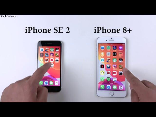 iPhone SE 2 vs iPhone 8 Plus Speed Performance Test