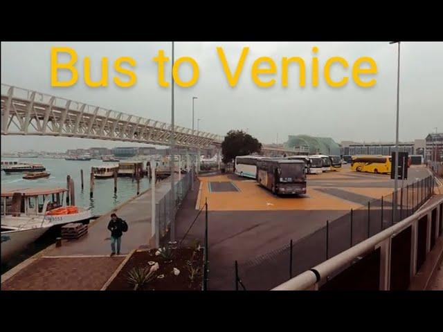 Italian Christmas Travel: Bus Ride Milan to Venice