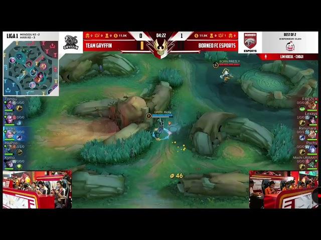 BORNEO FC ESPORTS VS TEAM GRYFFIN | GAME 2 LIGNAS 1