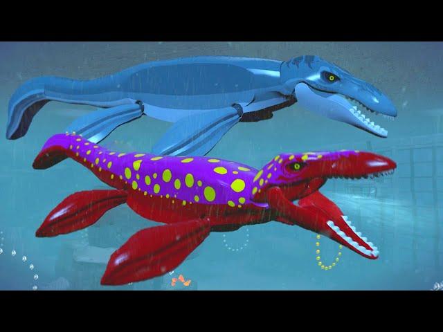 LEGO Jurassic World - Custom Mosasaurus Free Roam - Jurassic World 100% Guide (All Collectibles)