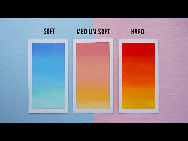 Blending 3 types of Oil Pastels | WITHOUT tissue paper
