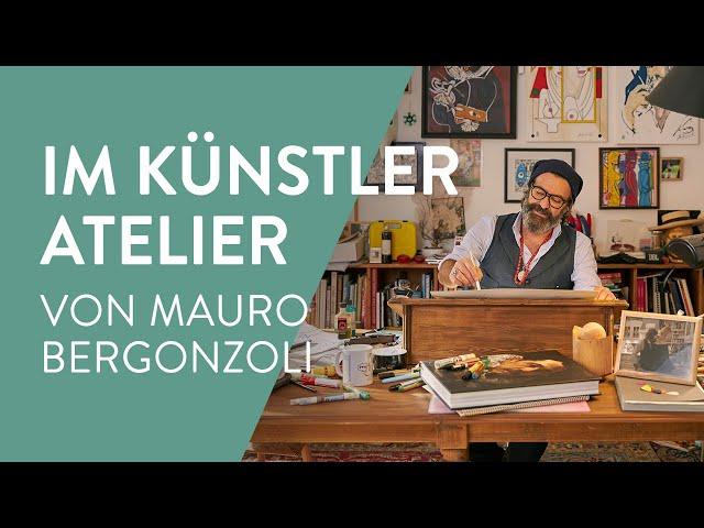 Roomtour: Das Atelier von Mauro Bergonzoli | So arbeitet ein Künstler