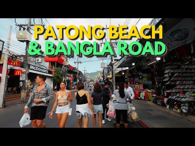 Patong Beach and Bangla Road Before Sunset 2024