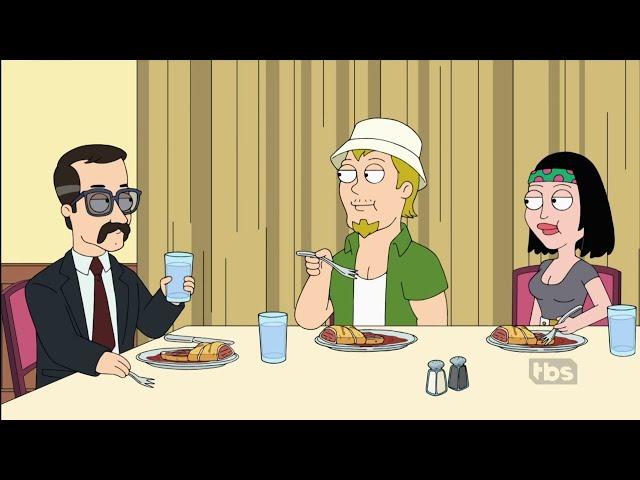 American Dad: Dinner party at Smith House.