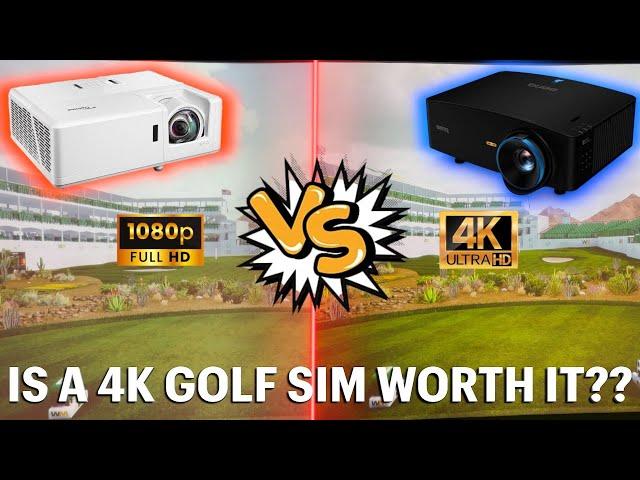 BenQ LK936ST Long Term/Golf Mode Review | 1080P vs 4K Golf Simulator Comparison | New GSPro Courses!