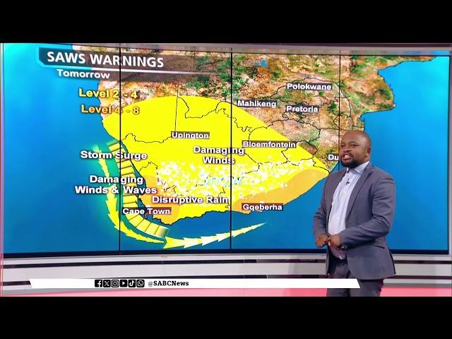 Weather report I Cold snap to hit SA from Sunday