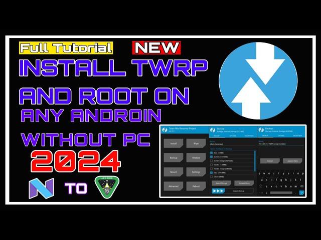 INSTALL TWRP without ROOT and PC  in any Android phone 2024 Latest Method.