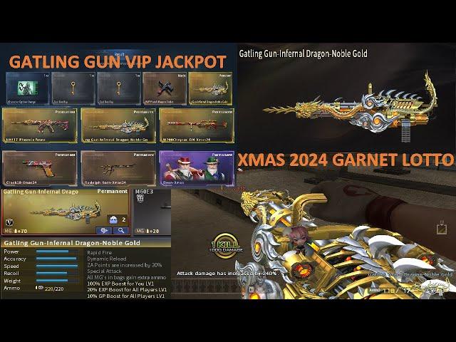 GATLING GUN VIP JACKPOT SA GARNET LOTTO CROSSFIRE PH