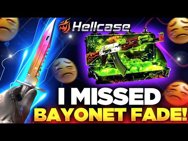 I MISSED M9 BAYONET FADE IN HELLCASE ! !? HELLCASE PROMO CODE 2024 ! HELLCASE CASE OPENING !