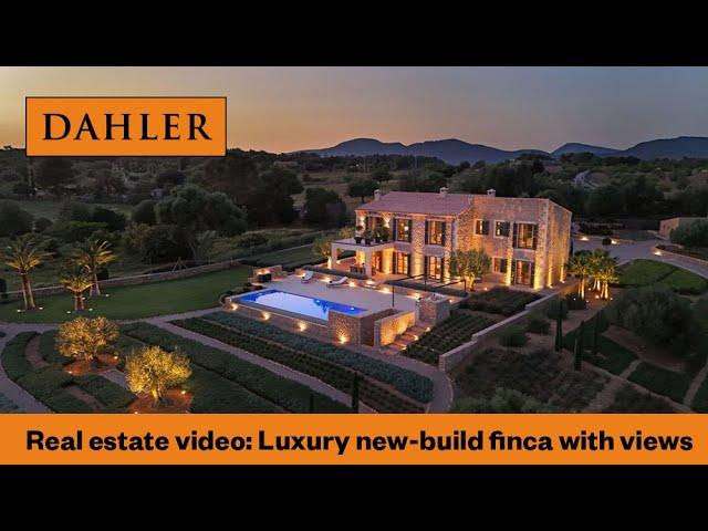 Luxury new-build finca with landscaped garden and views to the mountains