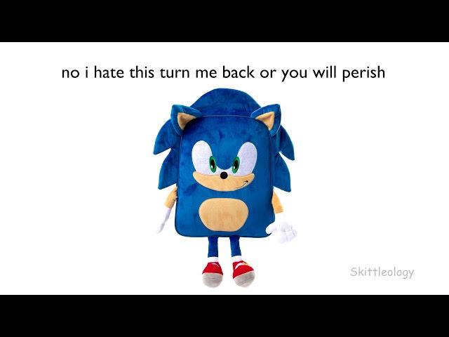 SEGA don't turn me into a wearable backpack! (Sonic)