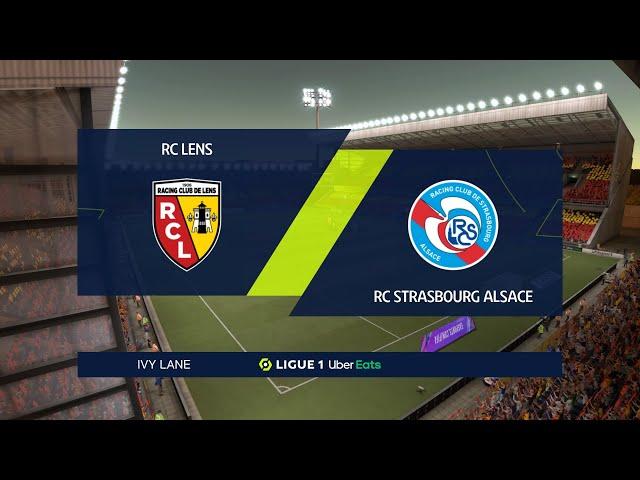 FIFA 21 | RC Lens vs RC Strasbourg Alsace - Ivy Lane | Full Gameplay