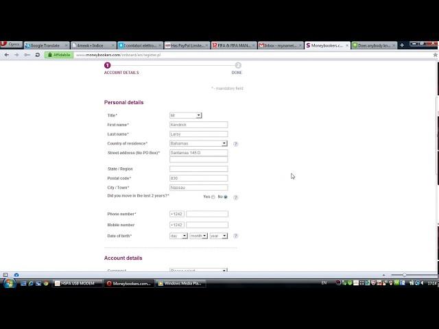 moneybookers account creazione / creation tutorial