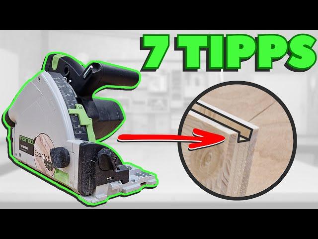 7 GENIALE Tipps zur TAUCHSÄGE | Möbelbau für Anfänger