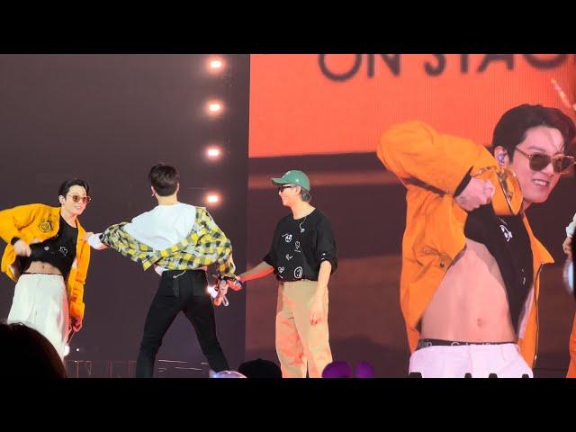 220408 “Focus on Jungkook’s abs” BTS  Fancam Permission to Dance PTD On Stage Las Vegas Live Concert
