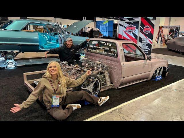 She Owns The Most Insane Toyota Pickup You've Ever Seen!