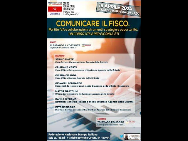 Comunicare il Fisco: Partite Iva e collaborazioni, strumenti, strategie e opportunità