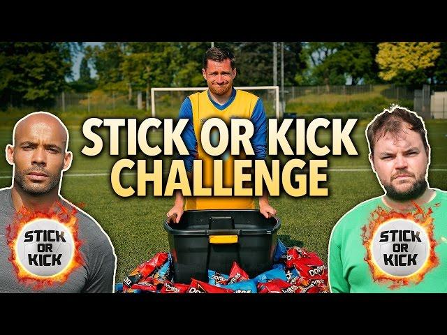 PENALTIES FOR PRIZES! DORITOS STICK OR KICK CHALLENGE! #AD