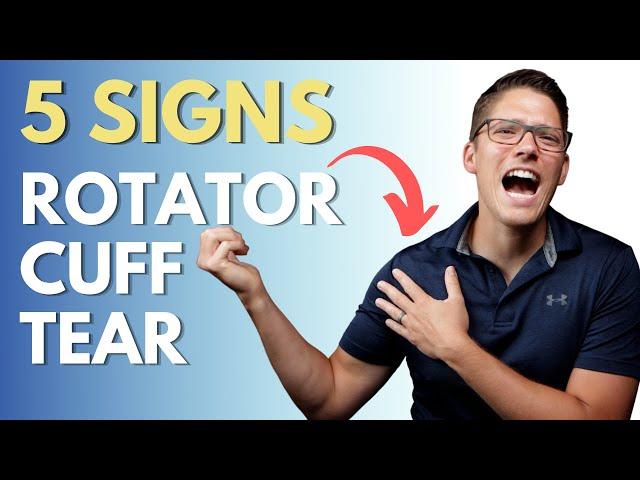 Top 5 Signs of a Rotator Cuff Tear