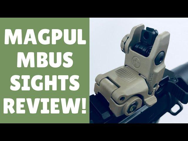 Magpul MBUS Flip Up Sights Review (The Best Back Up Iron Sights For The Money!)