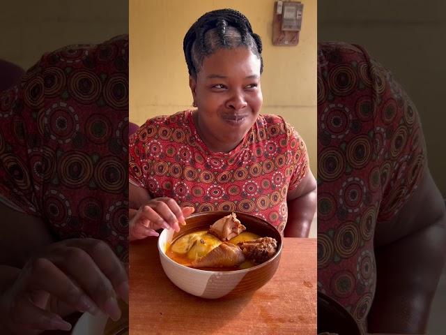 Jamaican experiencing Ghana  #fufu #food #ghana #accra #ghanafufu #jamaican #jamaica #ghanafood