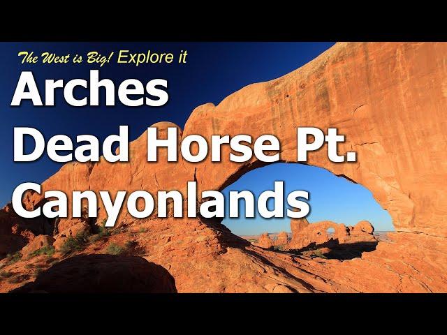 Detailed guide Moab Area - Arches & Canyonlands National Parks, Dead Horse Point Fisher Towers  more