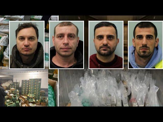 Gang jailed over £200m of cocaine in banana boxes uk,