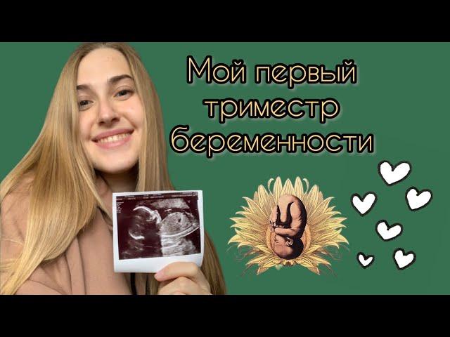 Мой Первый Триместр Беременности|страхи, первое узи, хгч