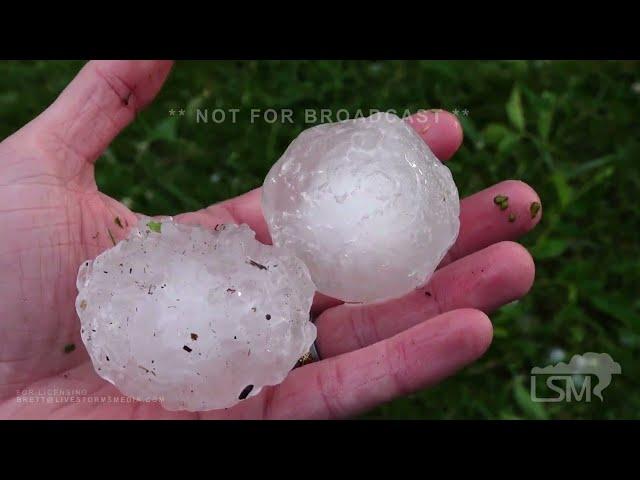 06-12-2022 Belle Fourche, SD - Hailstorm Bashes Windows Trees Flooding Damage