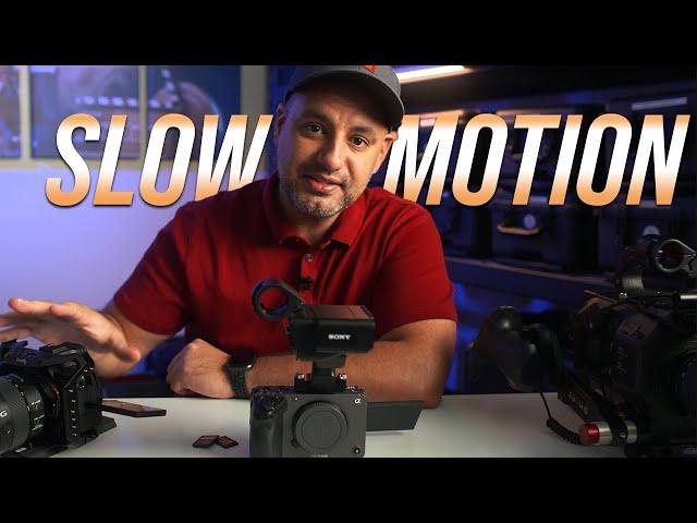 Sony FX3 and Sony A7S iii Slow Motion Setting