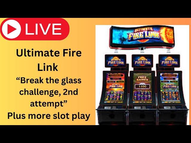 Ultimate Fire Link “break the glass” challenge and live slot play. @married2slots