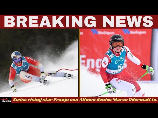 Swiss rising star Franjo von Allmen denies Marco Odermatt to clinch Kvitfjell downhill.#olympicgames