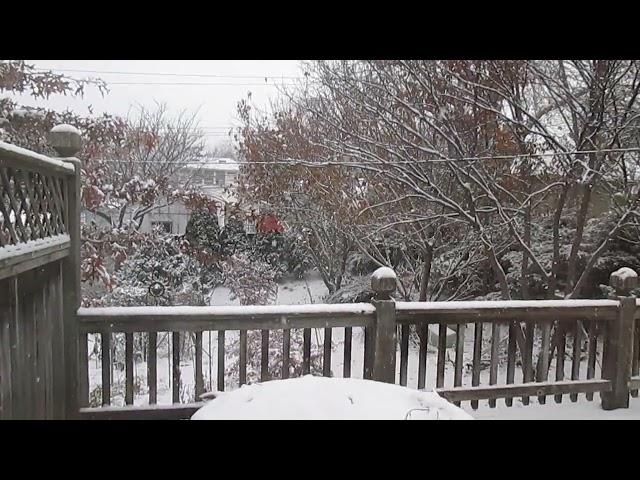 First snow Kansas City