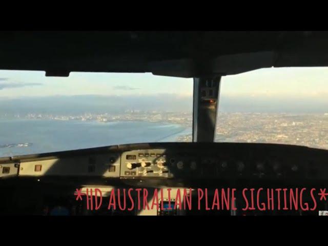 QANTAS A330-300 SYDNEY (SYD) TAKEOFF COCKPIT VIEW