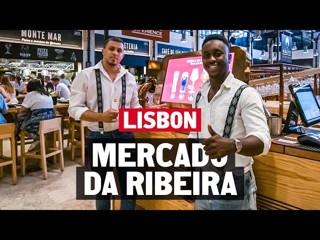 Inside Mercado da Ribeira in Cais do Sodré. Time Out Market Lisbon