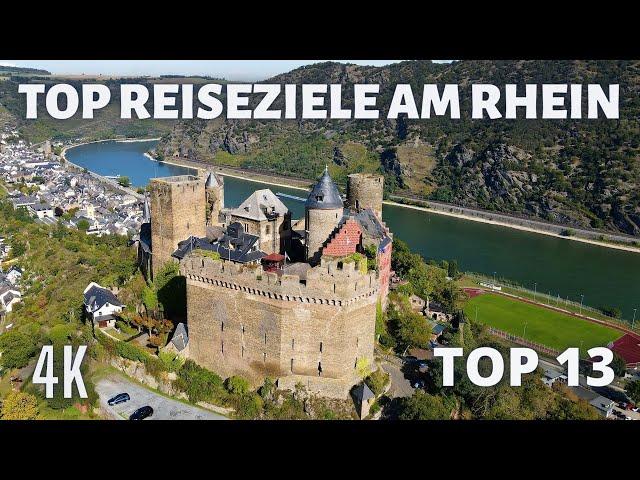 Die schönsten Orte, Burgen und  Schlösser am Romantischen Rhein -  TOP REISEZIELE in Deutschland