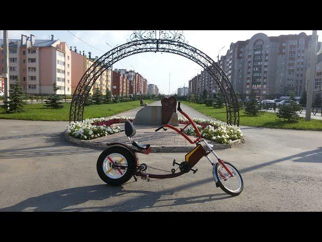 BIKE. Handmade Bicycle. Auto bike. homemade bike. led copper.