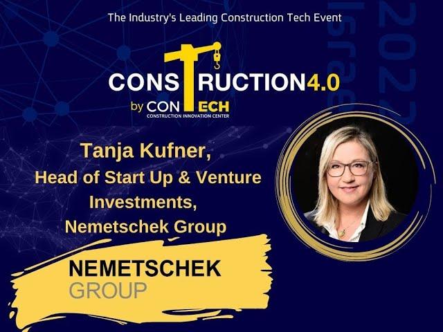 Tanja Kufner,Head of Start Up & VentureInvestments,Nemetschek Group