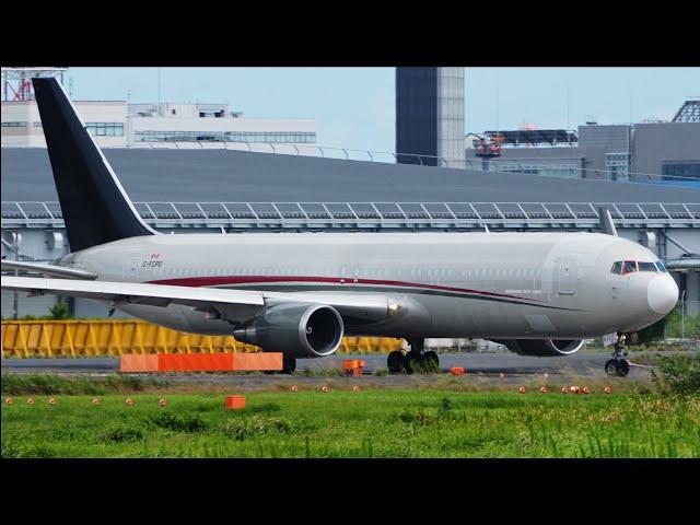 Cargojet Airways Boeing 767-300BDSF C-FCPD Takeoff from Narita 16R | NRT/RJAA