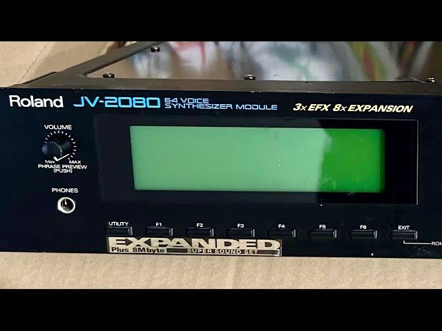 Roland JV-2080 Demo Part 1