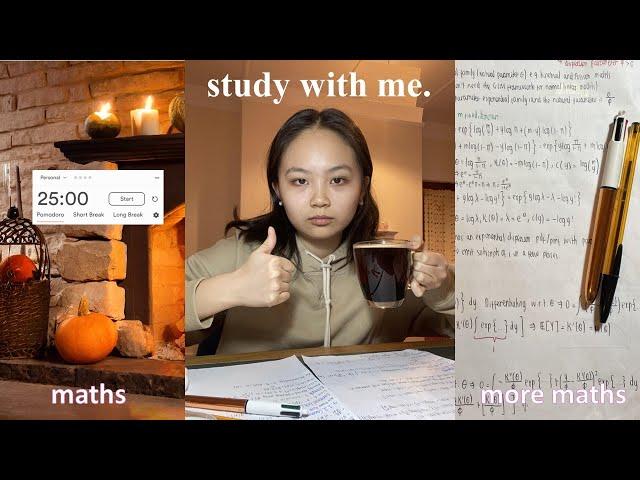 intense maths study with me | oxford uni student