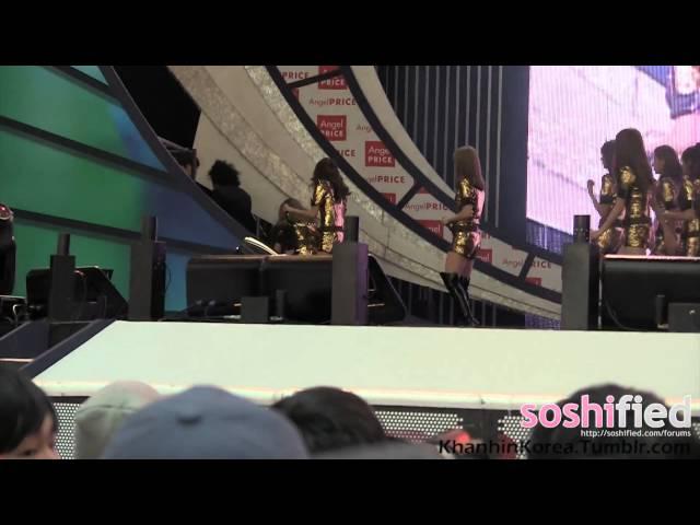 [20110417] Taeyeon Pulled Off Stage - Angel Price Music Festival