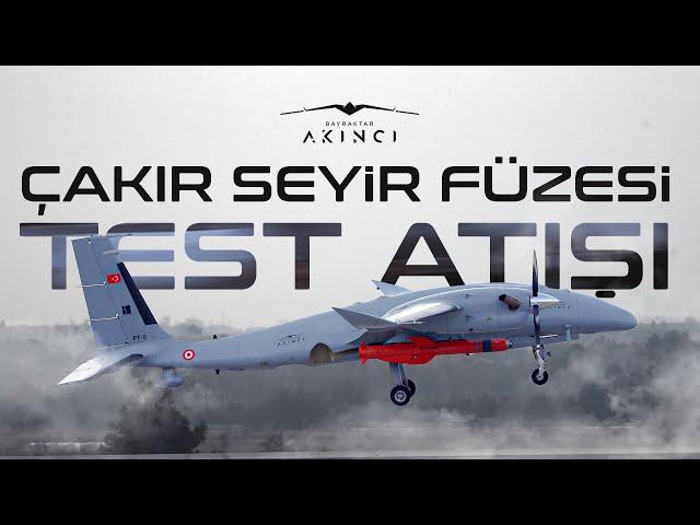 Bayraktar #AKINCI & ROKETSAN ÇAKIR Cruise Missile Firing Test