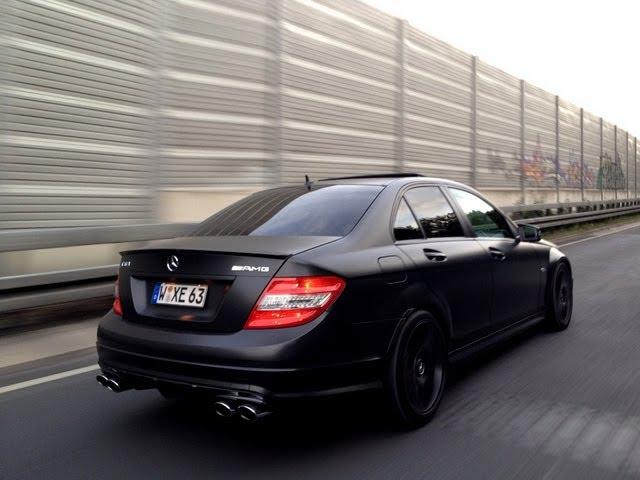 C63 AMG SOUND EXHAUST || COLD START || W204 6.3 || DRIFT BURNOUT AUSPUFF