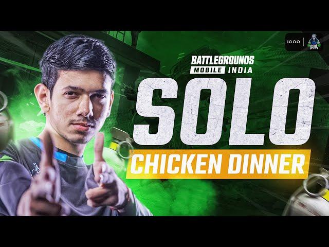 SOLO WWCD HIGHLIGHTS  | BGMI ! | Team iQOOSouL