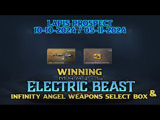 Crossfire West | Winning M4A1-S-Electric Beast & Infinity Angel Box | Lapis Prospect Opening