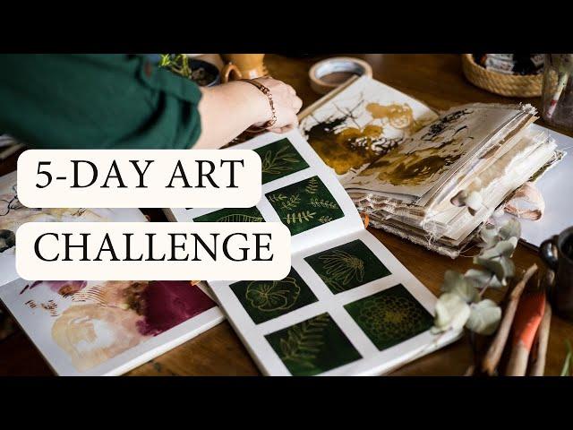 Creative Elements 5-Day Art Challenge - INTRO & ART SUPPLIES