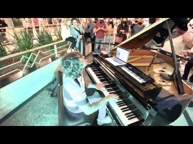 Elton John Your Song (Piano Shopping Mall)